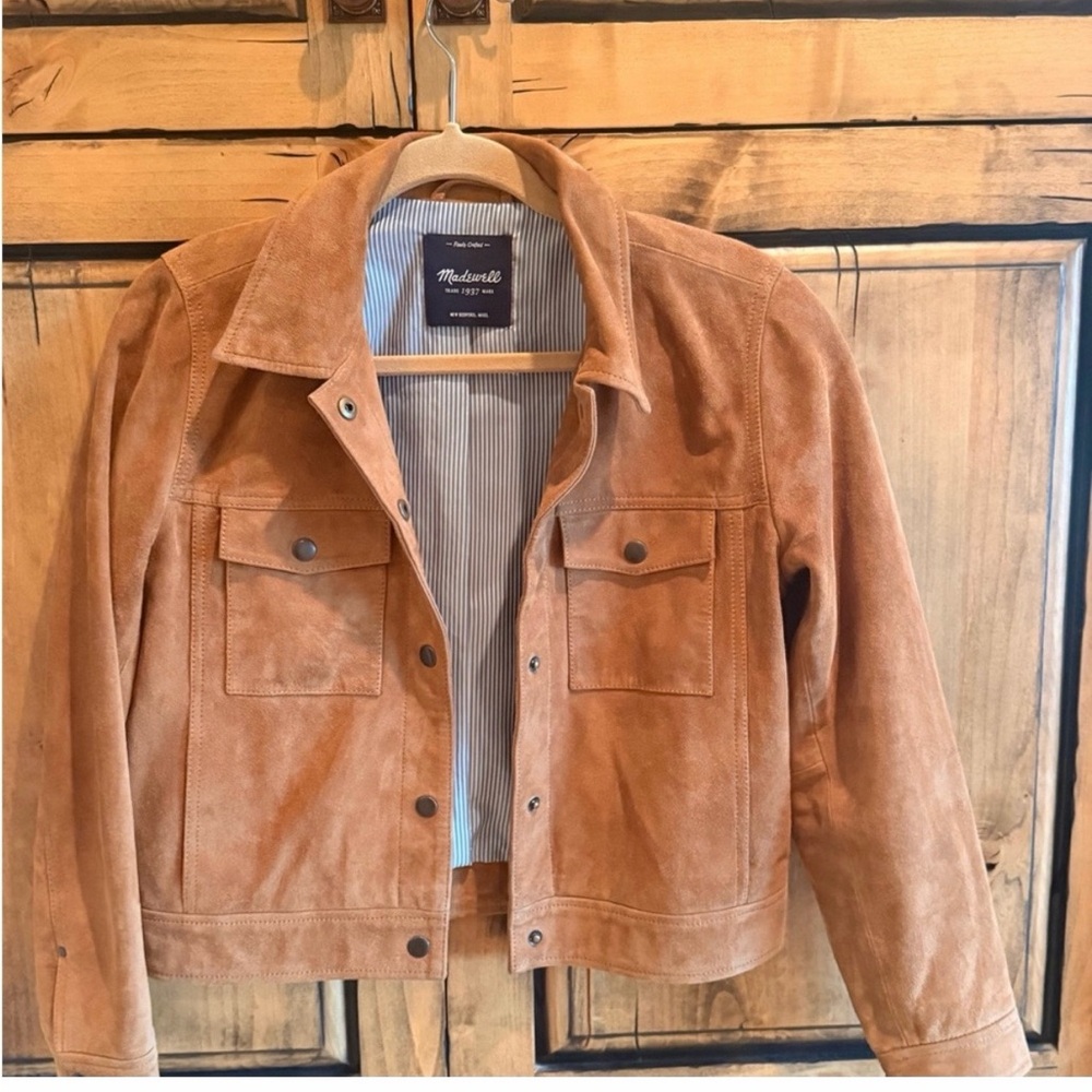Madewell womens Brown Suede Jacket